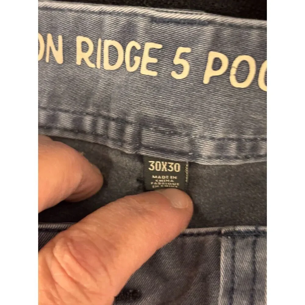 Toad&Co Mission Ridge 5 Pocket Lean Pants Men’s 30x30 Stretch Organic Cotton